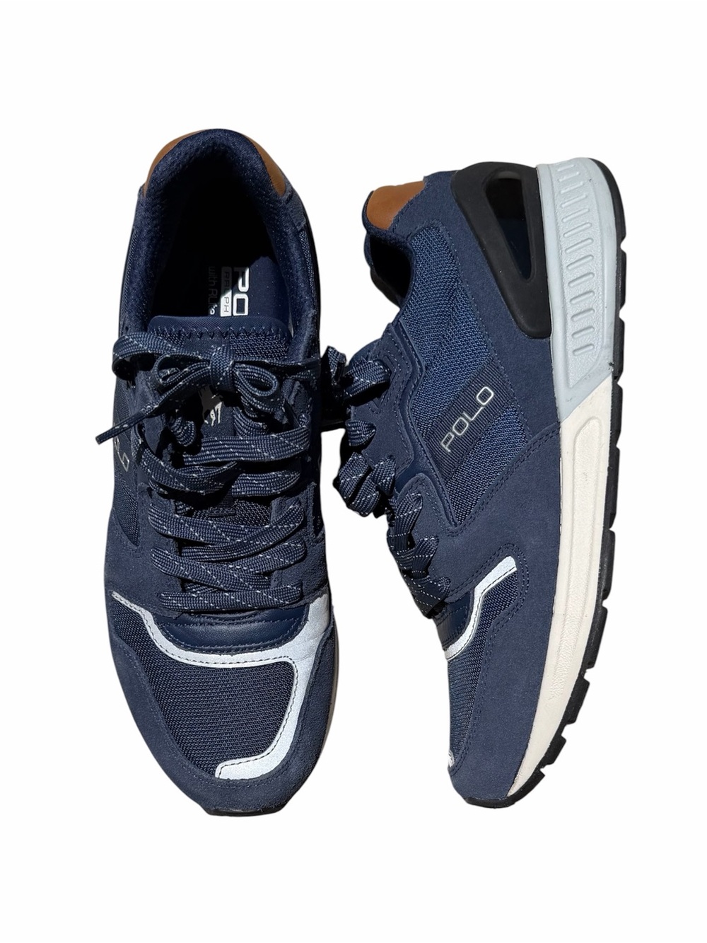 Polo by Ralph Lauren Train 100 SK ATH Navy Blue Men’s 7.5 Sneakers